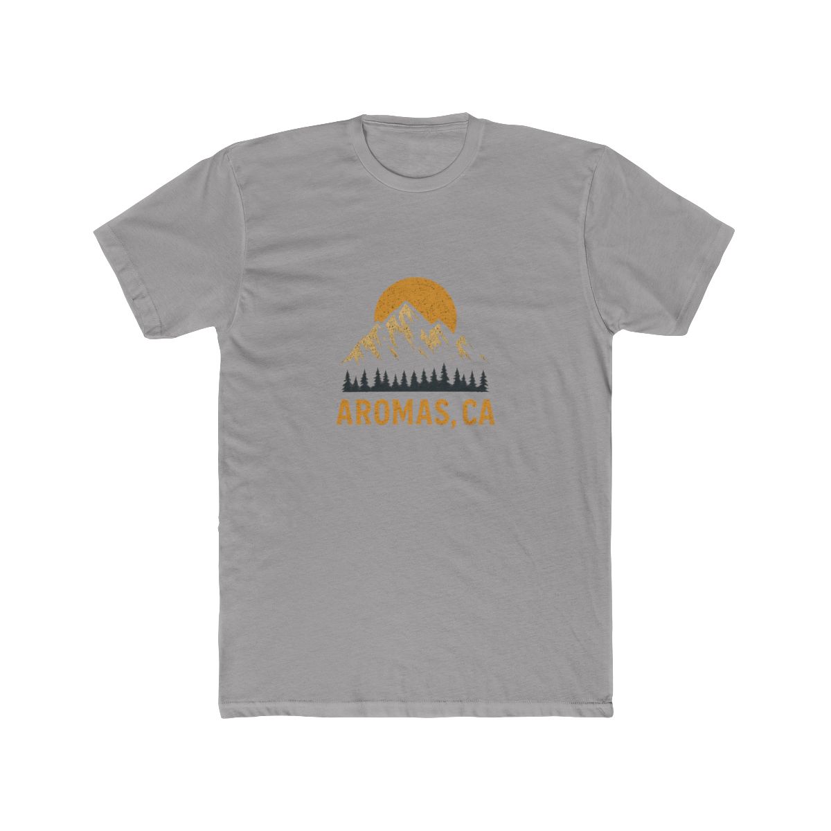 Aromas California Mountain Sunrise Sunset T-Shirt - alternate angle 2, merchandise