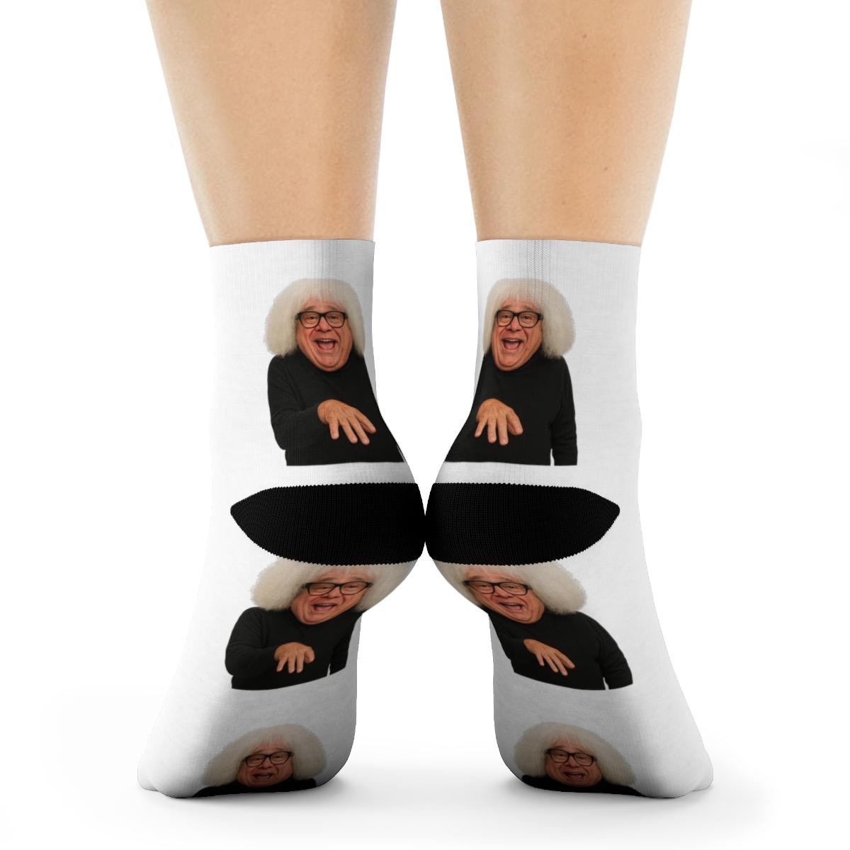 Frank Reynolds Always Sunny Funny Socks - alternate angle 1, merchandise