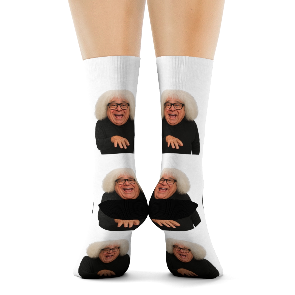 Frank Reynolds Always Sunny Funny Socks - alternate angle 2, merchandise