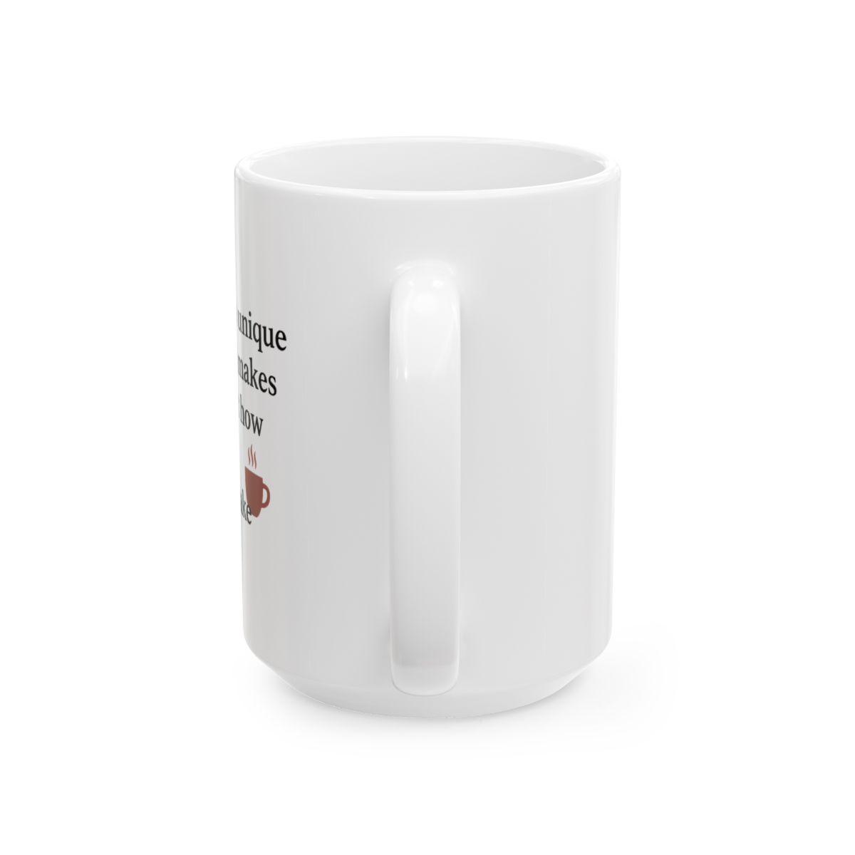 Funny Coffee Unique Aroma Pun Mug - alternate angle 5, merchandise
