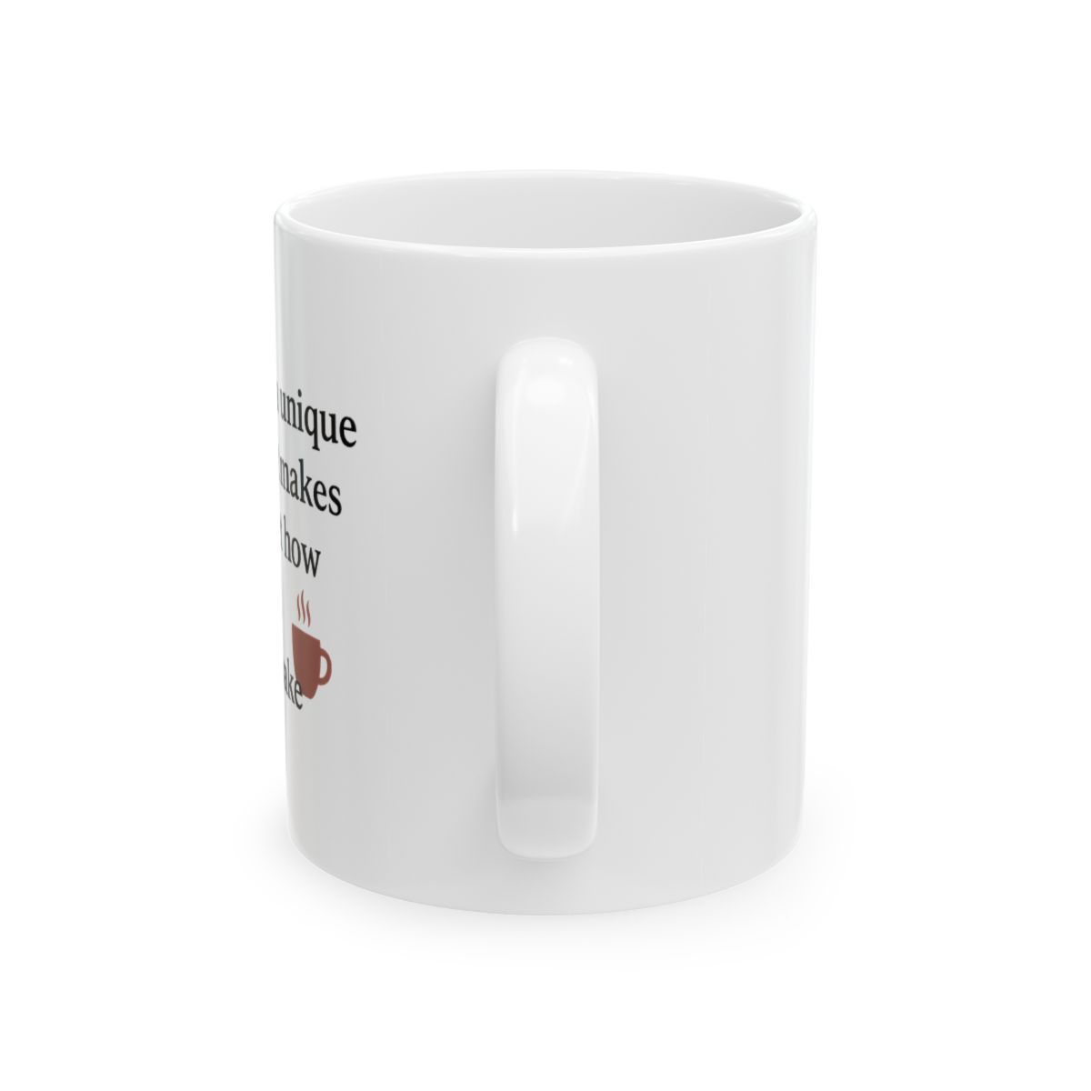 Funny Coffee Unique Aroma Pun Mug - alternate angle 3, merchandise