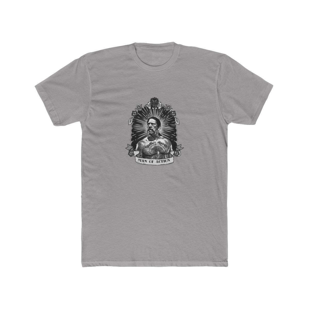 Man of Action - Danny Trejo T Shirt - alternate angle 2, merchandise