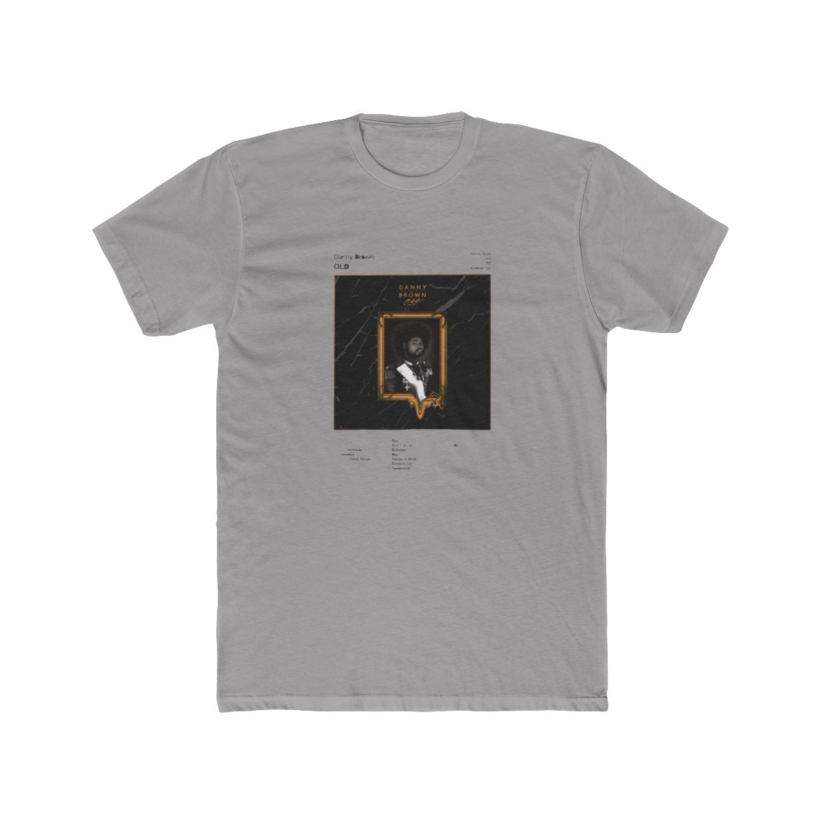 Danny Brown - Old Tracklist Album T Shirt - alternate angle 2, merchandise